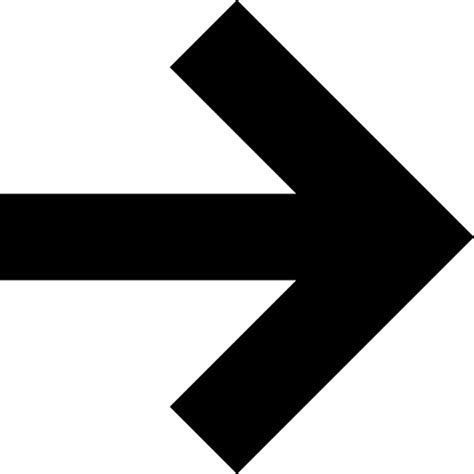 Right straight arrow - Free arrows icons