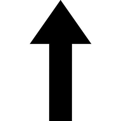 Up straight arrow - Free arrows icons