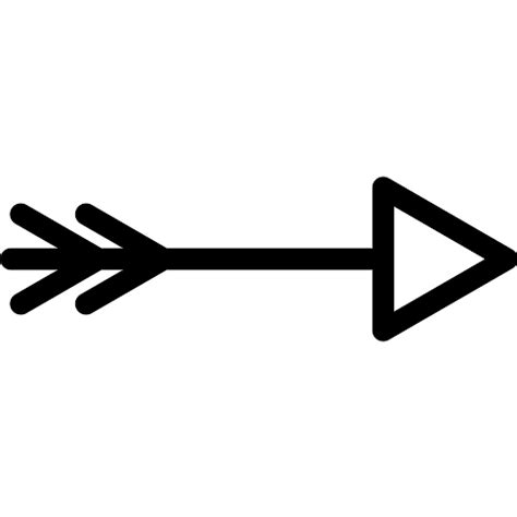 Right straight arrow - Free arrows icons