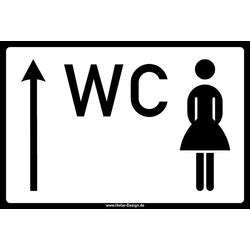 Schilder Verbotsschilder Schild Clo Klo Toiletten WC ...