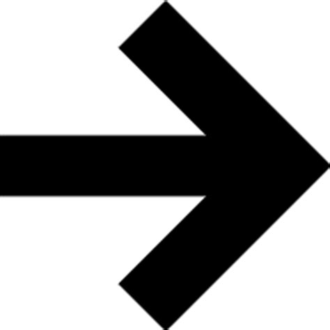 Right straight arrow - Free arrows icons